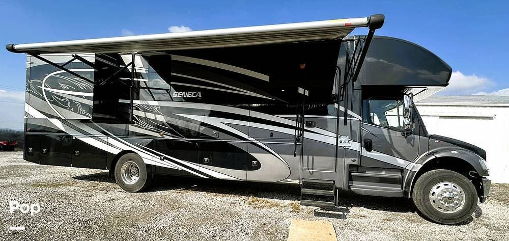 Call now about this 2020 Jayco Seneca 37K! 2020 Jayco Seneca 37K - Used Super C For Sale by Pop RVs in Charlestown, Indiana features Slideout, Generator, Awning, Air Conditioning, Leveling Jacks