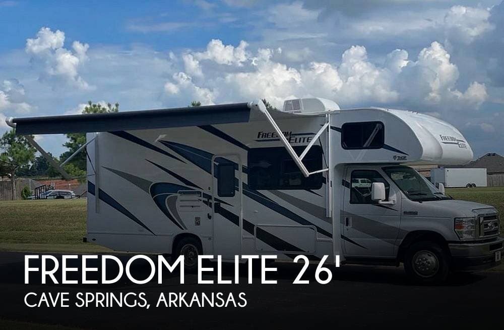 Email now about this 2022 Thor Motor Coach Freedom Elite M-26HE E350-V8! Used 2022 Thor Motor Coach Freedom Elite M-26HE E350-V8 available in Cave Springs, Arkansas