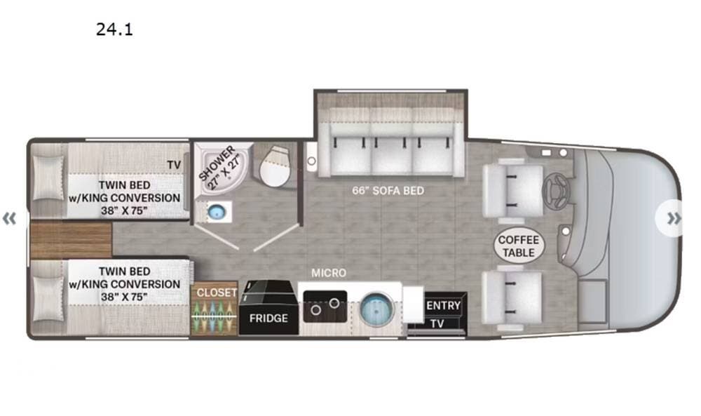 Contact us now about this 2022 Thor Motor Coach Vegas 24.1! 2022 Vegas 24.1 by Thor Motor Coach from Pop RVs in Mount Dora, Florida