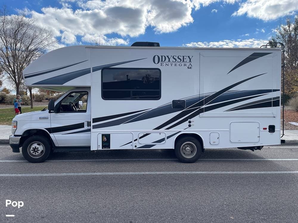 Call now about this 2024 Entegra Coach Odyssey 22CF! 2024 Entegra Coach Odyssey 22CF - Used Class C For Sale by Pop RVs in Albuquerque, New Mexico features Generator, Awning, Slideout, Air Conditioning