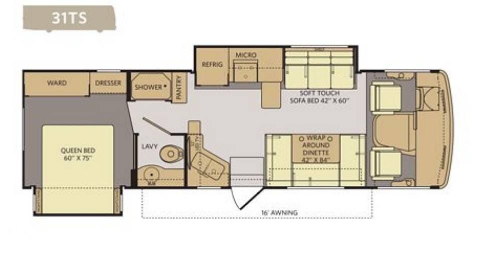 Call now about this 2014 Fleetwood Terra 31TS! 2014 Fleetwood Terra 31TS - Used Class A For Sale by Pop RVs in Inman, South Carolina features Generator, Slideout, Air Conditioning, Leveling Jacks, Awning