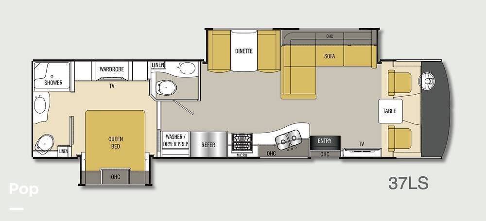 Call now about this 2017 Coachmen Mirada select 37LS! 2017 Coachmen Mirada select 37LS - Used Class A For Sale by Pop RVs in Murphy, North Carolina features Air Conditioning, Slideout, Generator, Awning, Leveling Jacks