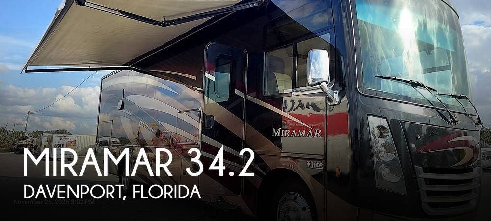 Email now about this 2017 Thor Motor Coach Miramar 34.2! Used 2017 Thor Motor Coach Miramar 34.2 available in Davenport, Florida