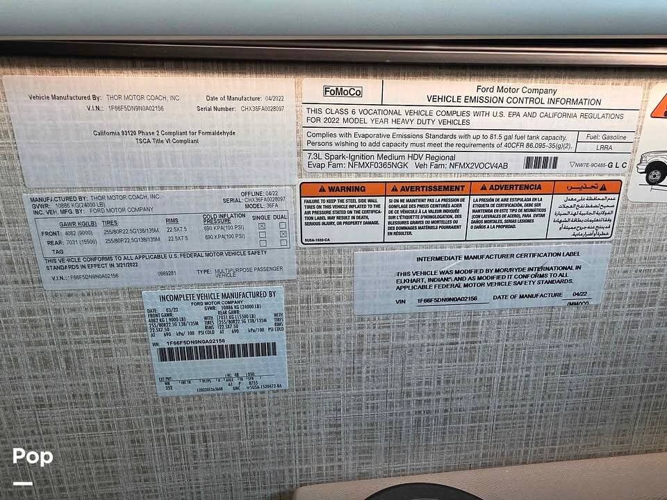 Used 2023 Thor Motor Coach Challenger 36FA available in Okeechobee, Florida