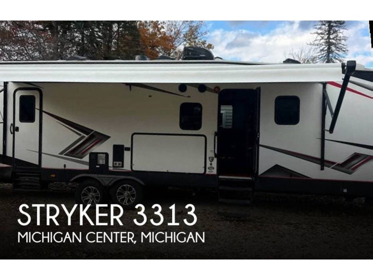 Email now about this 2022 Cruiser RV Stryker STG 3313! Used 2022 Cruiser RV Stryker STG 3313 available in Michigan Center, Michigan