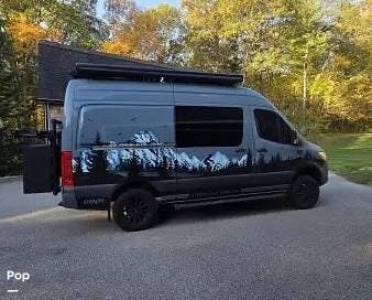 Call now about this 2021 Storyteller Overland Stealth MODE 4X4! 2021 Storyteller Overland Stealth MODE 4X4 - Used Class B For Sale by Pop RVs in Charlton, Massachusetts