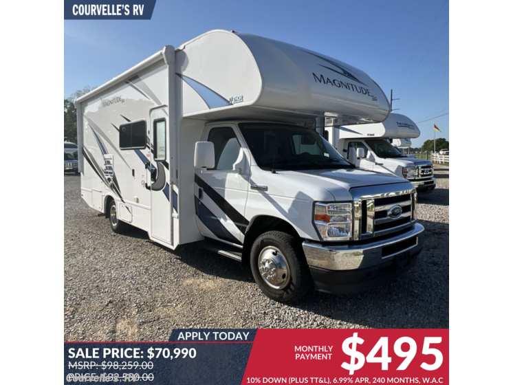 Email now about this 2022 Thor Motor Coach Magnitude GA24! Used 2022 Thor Motor Coach Magnitude GA24 available in Opelousas, Louisiana