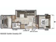 Call now about this 2025 Forest River Salem Cruise Lite 28VBXL! Floorplan of 2025 Forest River Salem Cruise Lite 28VBXL