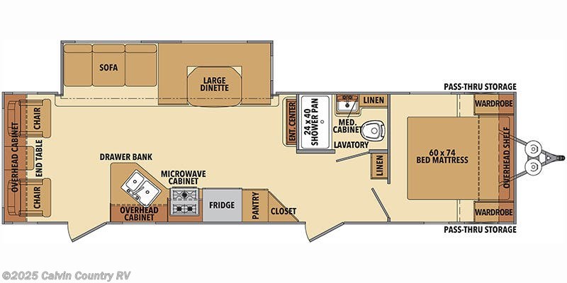 Email now about this 2020 Shasta Shasta 27RL! Floorplan of 2020 Shasta Shasta 27RL