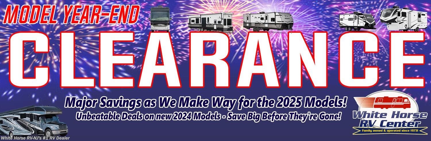 Call now about this 2023 Jayco Eagle HT 24RE Slide, Rear Entertainment! 2023 Jayco Eagle HT 24RE Slide, Rear Entertainment - New Fifth Wheel For Sale by White Horse RV Center in Williamstown, New Jersey features Refrigerator (12V), Side View Cameras, Air Conditioning, Queen Bed, Backup Camera