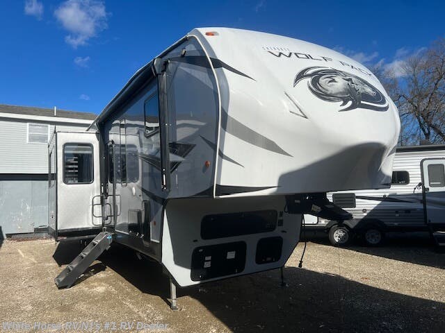 Used 2022 Forest River Cherokee Wolf Pack 355PACK14 Triple Slide, 1 & 1/2 Bath, 14