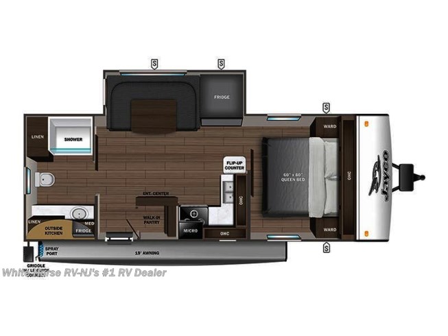 Stock Image for 2024 Jayco 22RB (options and colors may vary)