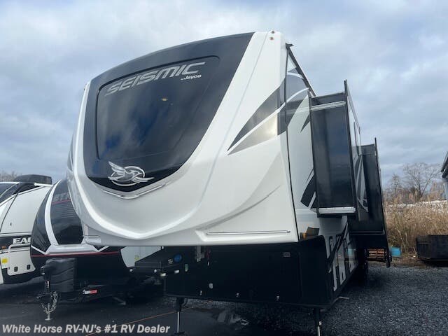 Used 2021 Jayco Seismic 4113 Double Slide, Side Patio, 1 & 1/2 Baths available in Williamstown, New Jersey