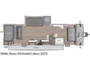 Call now about this 2025 Jayco Jay Flight SLX 287BHS! Floorplan of 2025 Jayco Jay Flight SLX 287BHS
