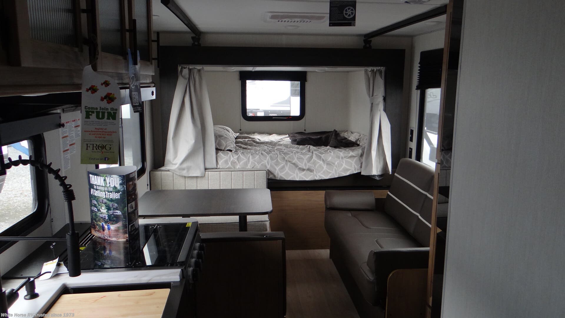 Contact us now about this 2025 Forest River Cherokee Grey Wolf 19SM Rear Queen, Front Queen & Single Bunk Bed! 2025 Cherokee Grey Wolf 19SM Rear Queen, Front Queen & Single Bunk Bed by Forest River from White Horse RV Center in Williamstown, New Jersey
