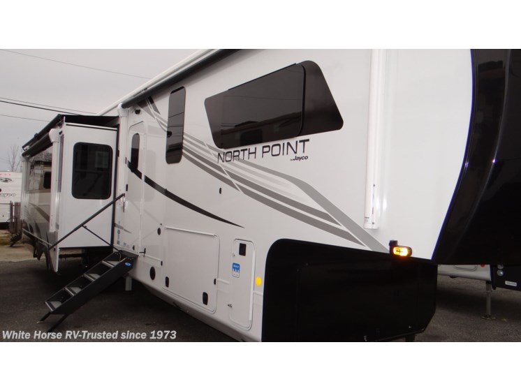 Email now about this 2025 Jayco North Point 381CKRE Quad Slide, Rear Entertainment/Living! New 2025 Jayco North Point 381CKRE Quad Slide, Rear Entertainment/Living available in Williamstown, New Jersey
