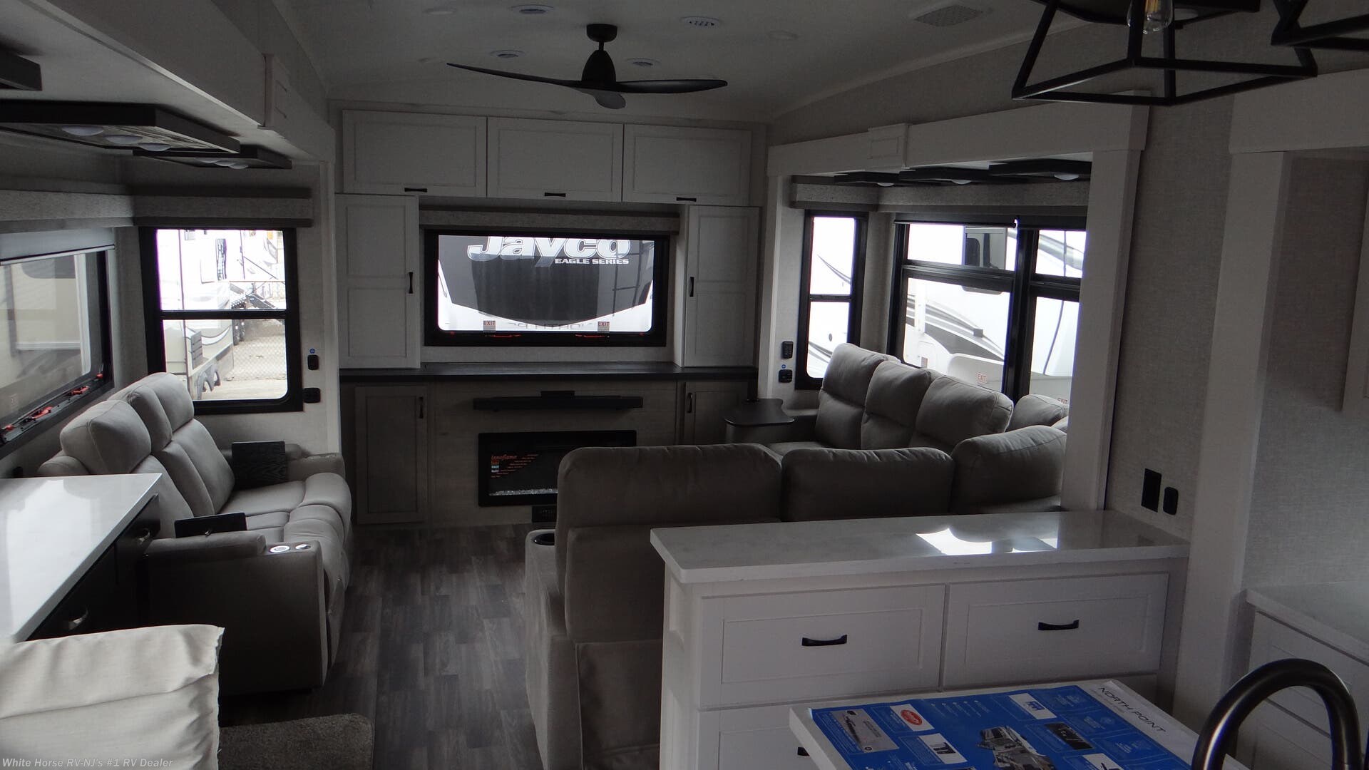 Contact us now about this 2025 Jayco North Point 381CKRE Quad Slide, Rear Entertainment/Living! 2025 North Point 381CKRE Quad Slide, Rear Entertainment/Living by Jayco from White Horse RV Center in Williamstown, New Jersey