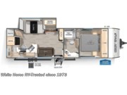 Call now about this 2025 Forest River Cherokee Grey Wolf 26SS Rear Kitchen! Floorplan of 2025 Forest River Cherokee Grey Wolf 26SS Rear Kitchen