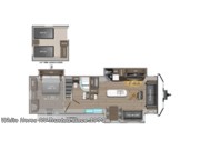 Call now about this 2025 Jayco Jay Flight Bungalow 40LOFT! Floorplan of 2025 Jayco Jay Flight Bungalow 40LOFT