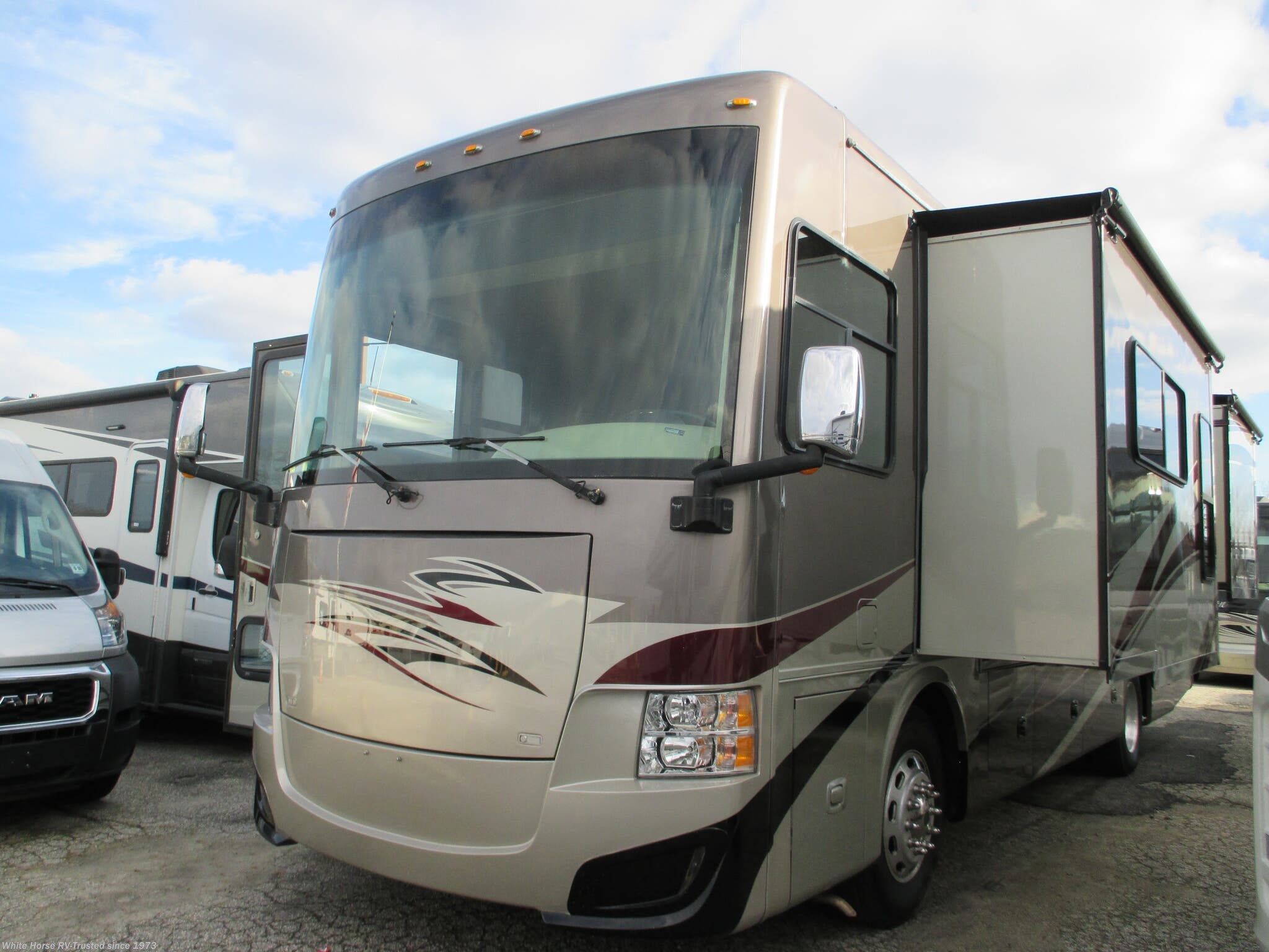 Email now about this 2013 Tiffin Allegro Red 33 AA Quad Slide, Rear East-West King Bedroom! Used 2013 Tiffin Allegro Red 33 AA Quad Slide, Rear East-West King Bedroom available in Williamstown, New Jersey
