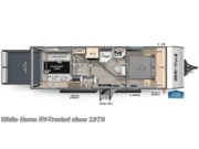 Call now about this 2025 Forest River Cherokee Grey Wolf 22RR with 7' Cargo (up to 12'9" thru Galley)! Floorplan of 2025 Forest River Cherokee Grey Wolf 22RR with 7' Cargo (up to 12'9" thru Galley)