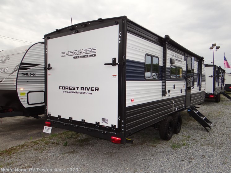 Email now about this 2025 Forest River Cherokee Grey Wolf 22RR with 7' Cargo (up to 12'9" thru Galley)! New 2025 Forest River Cherokee Grey Wolf 22RR with 7' Cargo (up to 12'9" thru Galley) available in Williamstown, New Jersey