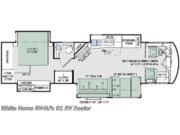 Call now about this 2018 Thor Motor Coach Aria 3601 Quad Slide, King Bed and Washer/Dryer! Floorplan of 2018 Thor Motor Coach Aria 3601 Quad Slide, King Bed and Washer/Dryer