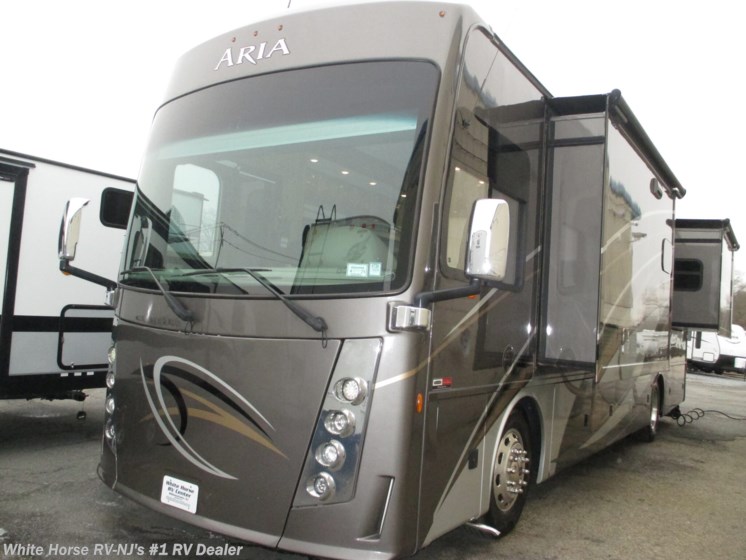 Email now about this 2018 Thor Motor Coach Aria 3601 Quad Slide, King Bed and Washer/Dryer! Used 2018 Thor Motor Coach Aria 3601 Quad Slide, King Bed and Washer/Dryer available in Williamstown, New Jersey