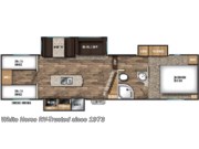 Call now about this 2018 Coachmen Chaparral Lite 29BHS 2-BdRM Triple Slide, Rear Bunkhouse! Floorplan of 2018 Coachmen Chaparral Lite 29BHS 2-BdRM Triple Slide, Rear Bunkhouse