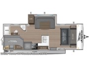 Call now about this 2026 Jayco Jay Feather 21MBH! Floorplan of 2026 Jayco Jay Feather 21MBH