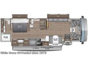 Call now about this 2026 Jayco Precept 36C! Floorplan of 2026 Jayco Precept 36C