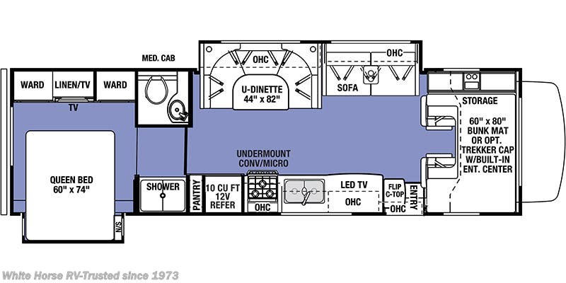 Call now about this 2021 Forest River Sunseeker 3010DS! Floorplan of 2021 Forest River Sunseeker 3010DS