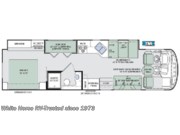 Call now about this 2018 Thor Motor Coach Hurricane 34J! Floorplan of 2018 Thor Motor Coach Hurricane 34J