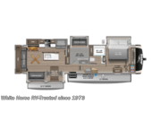 Call now about this 2026 Jayco Eagle 355MBQS! Floorplan of 2026 Jayco Eagle 355MBQS
