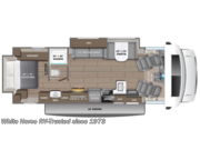 Call now about this 2026 Jayco Greyhawk 30Z! Floorplan of 2026 Jayco Greyhawk 30Z