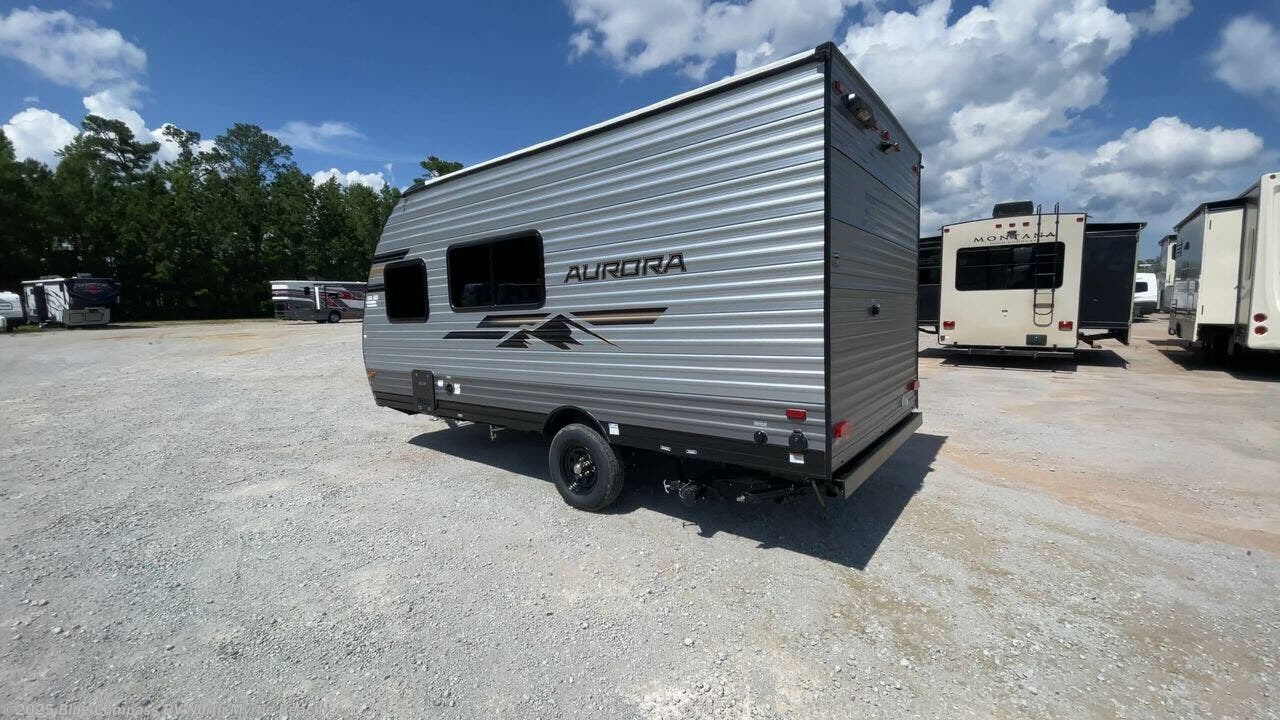 Contact us now about this 2026 Forest River Aurora Light 16BHX! 2026 Aurora Light 16BHX by Forest River from Blue Compass RV North Myrtle Beach in Longs, South Carolina