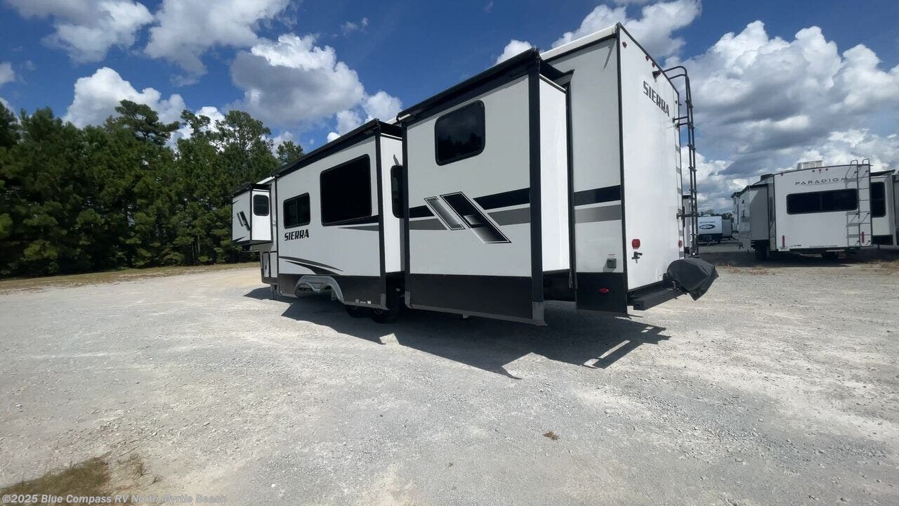 Contact us now about this 2022 Forest River Sierra Luxury 384QBOK! 2022 Sierra Luxury 384QBOK by Forest River from Blue Compass RV North Myrtle Beach in Longs, South Carolina