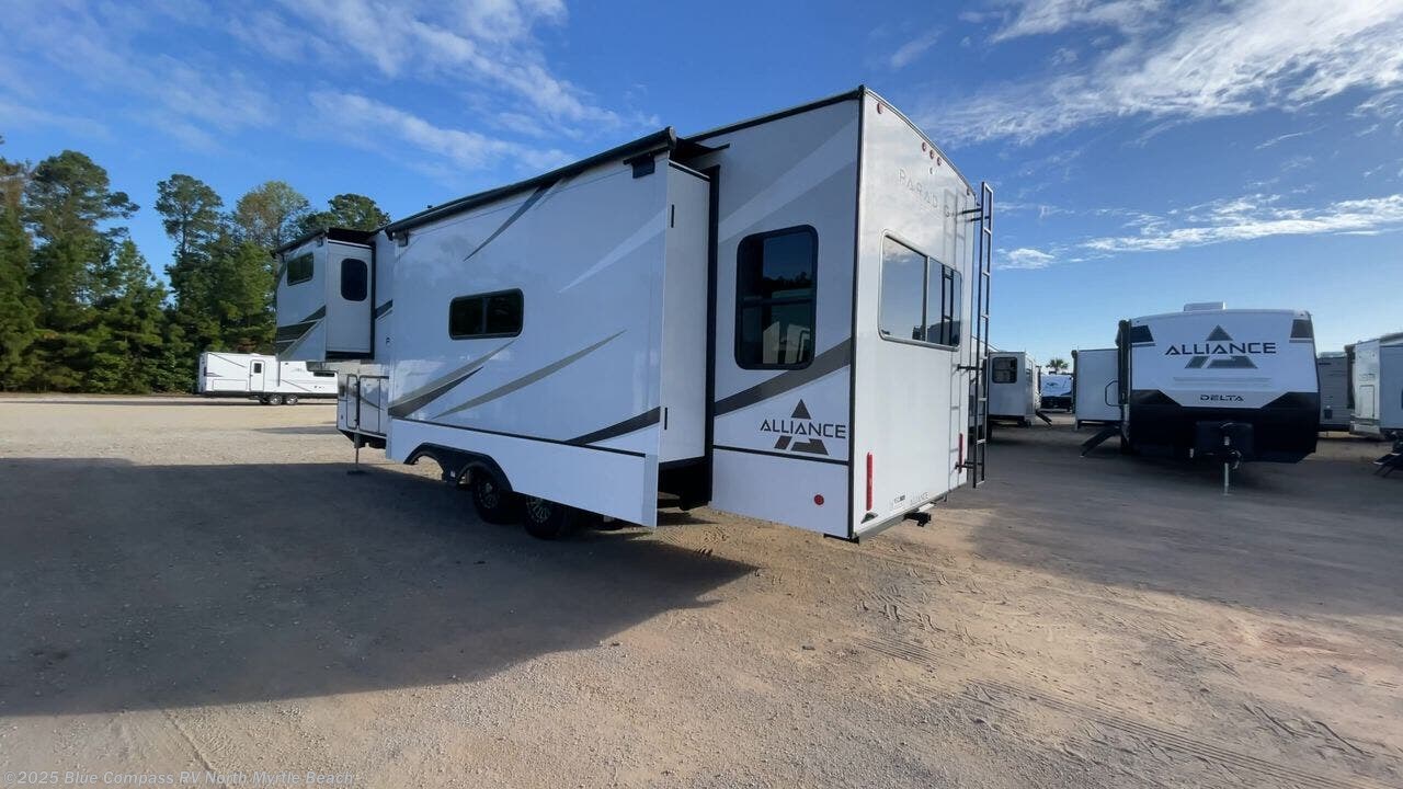 Contact us now about this 2024 Alliance RV Paradigm 310RL! 2024 Paradigm 310RL by Alliance RV from Blue Compass RV North Myrtle Beach in Longs, South Carolina