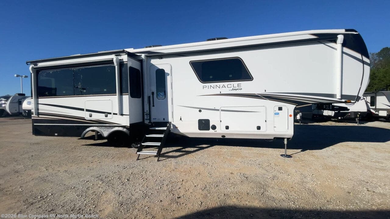 Contact us now about this 2026 Jayco Pinnacle 36FBTS! 2026 Pinnacle 36FBTS by Jayco from Blue Compass RV North Myrtle Beach in Longs, South Carolina