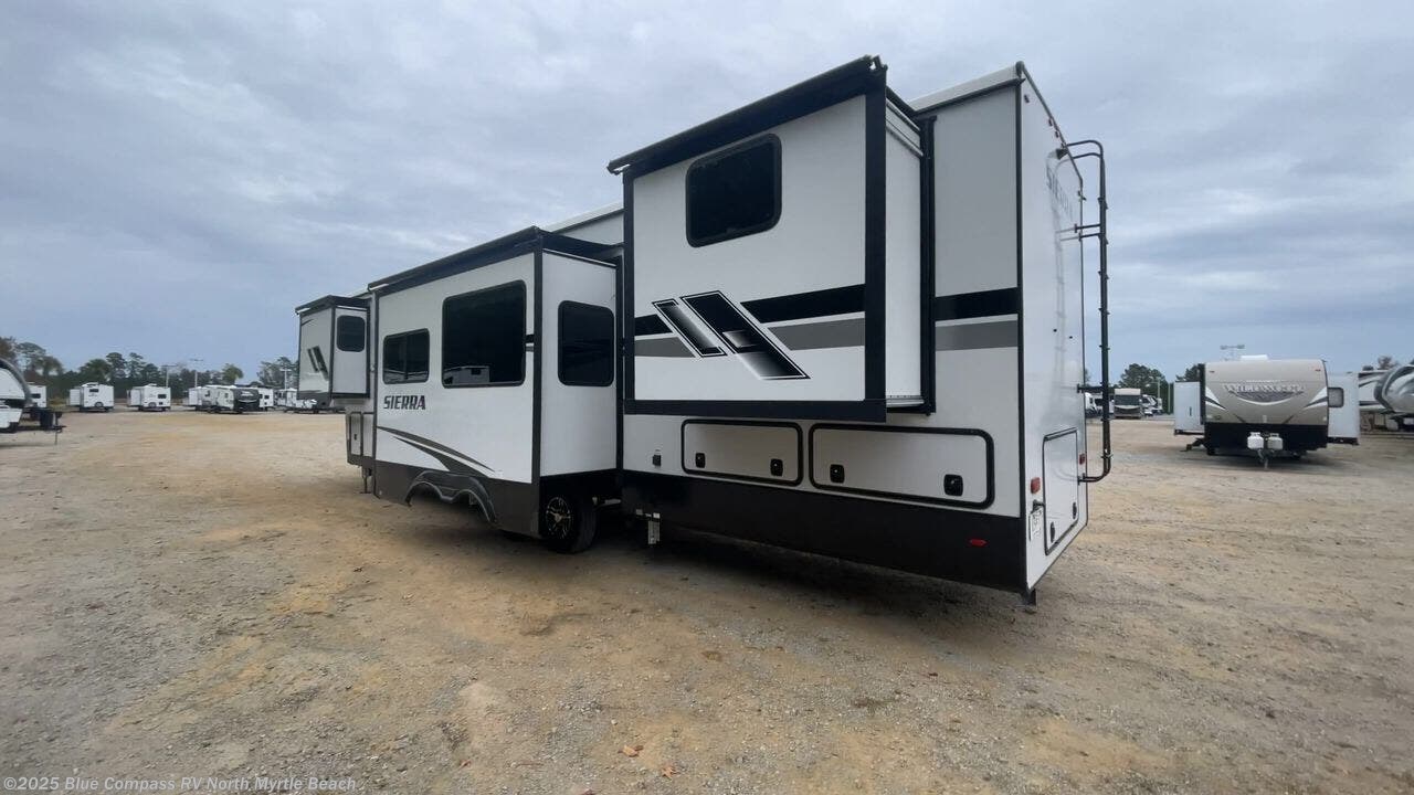 Contact us now about this 2022 Forest River Sierra Luxury 388BHRD! 2022 Sierra Luxury 388BHRD by Forest River from Blue Compass RV North Myrtle Beach in Longs, South Carolina