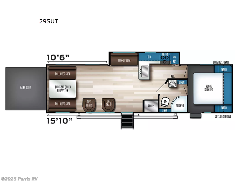 Call now about this 2025 Forest River Vengeance Rogue SUT 29SUT! 2025 Forest River Vengeance Rogue SUT 29SUT - New Toy Hauler For Sale by Parris RV in Murray, Utah features Slideout