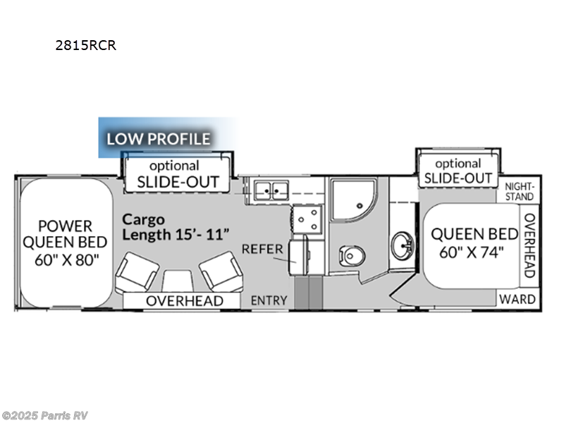 Call now about this 2026 Genesis Supreme Rage'n 2815RCR! 2026 Genesis Supreme Rage'n 2815RCR - New Toy Hauler For Sale by Parris RV in Murray, Utah