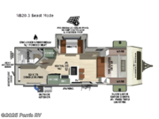 Call now about this 2026 Forest River No Boundaries NB20.3 Beast Mode! 2026 Forest River No Boundaries NB20.3 Beast Mode - New Travel Trailer For Sale by Parris RV in Murray, Utah features Slideout