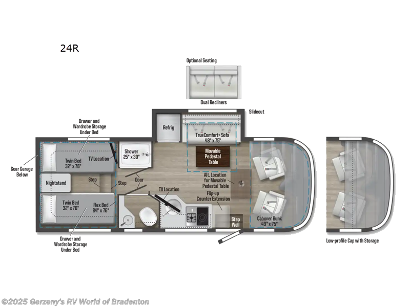 Call now about this 2026 Winnebago Navion 24R! 2026 Winnebago Navion 24R - New Class C For Sale by Gerzeny's RV World of Bradenton in Bradenton, Florida features Slideout