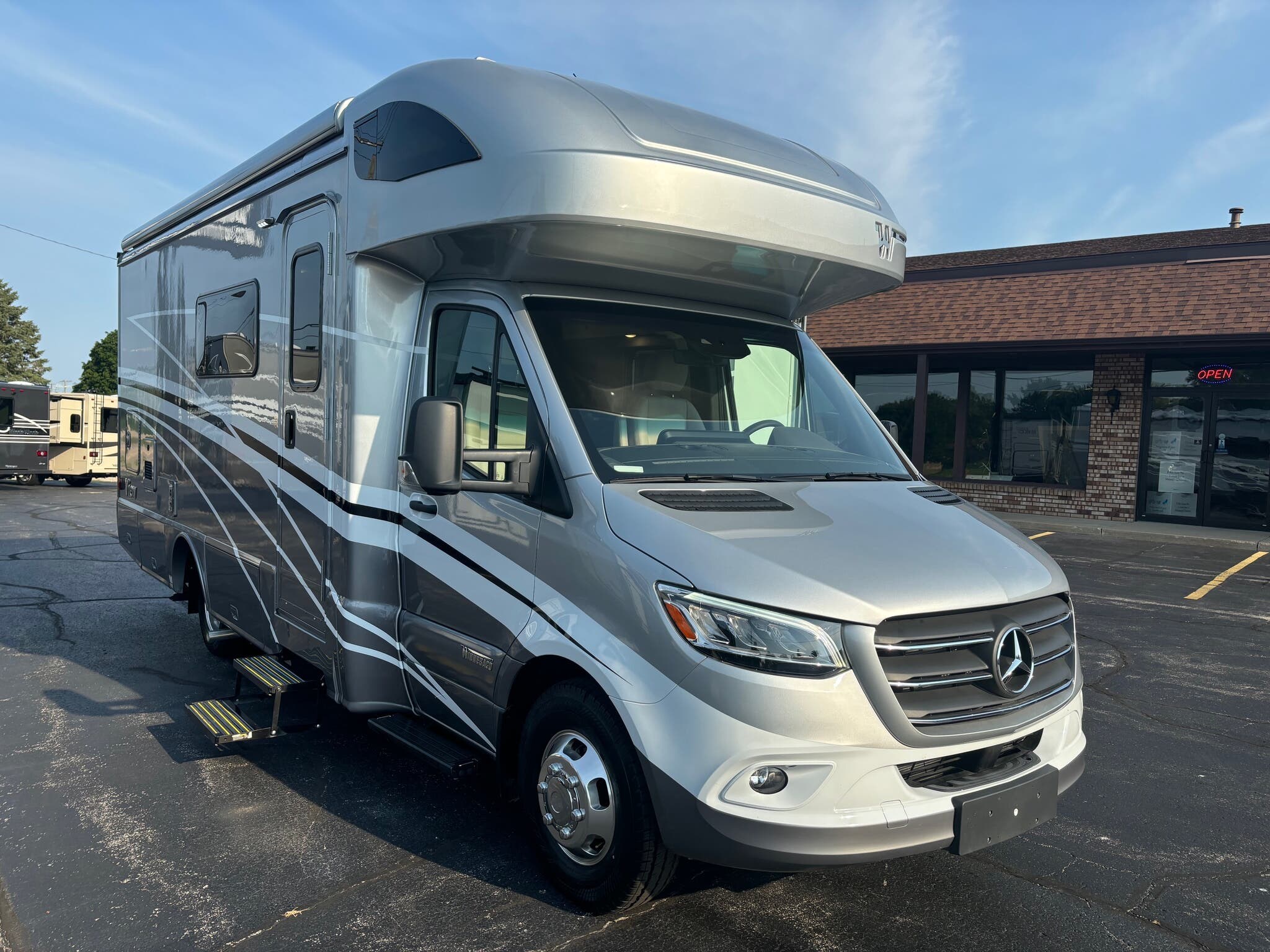 Call now about this 2025 Winnebago View 24D! 2025 Winnebago View 24D - New Class C For Sale by Winnebago Motor Homes in Rockford, Illinois features CO Detector, Refrigerator, Power Entrance Step, Shower, Stove Top Burner