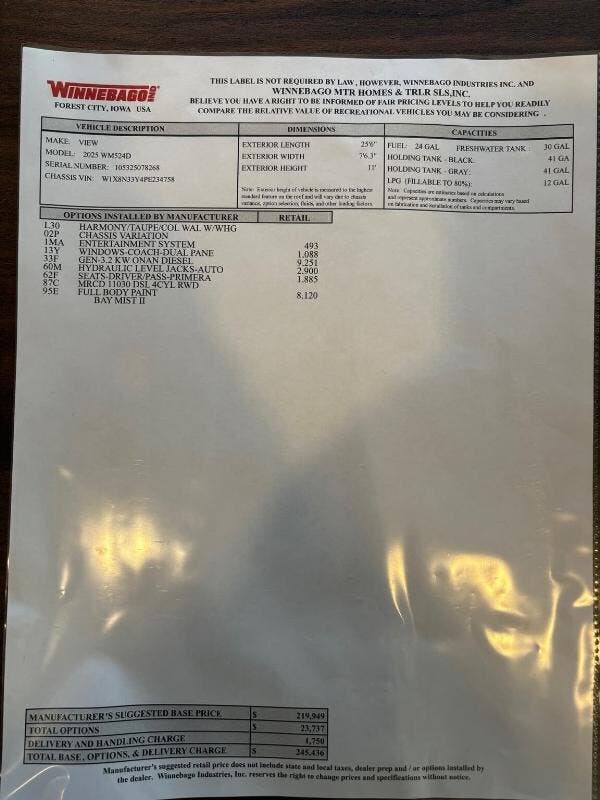 New 2025 Winnebago View 24D available in Rockford, Illinois