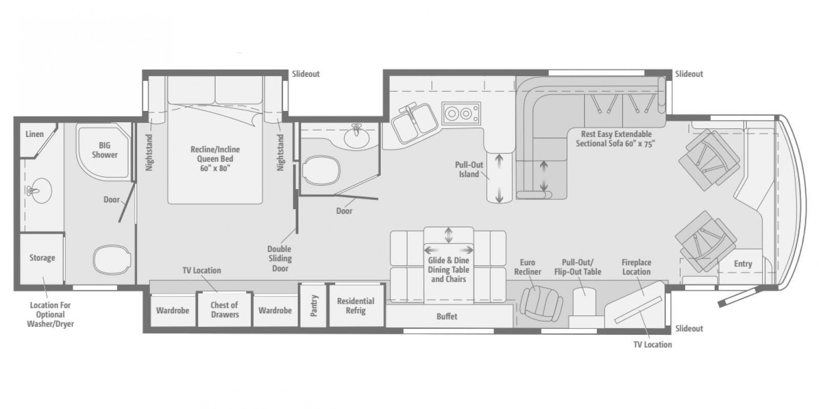 Call now about this 2016 Winnebago Journey 42E! 2016 Winnebago Journey 42E - Used Class A For Sale by Winnebago Motor Homes in Rockford, Illinois