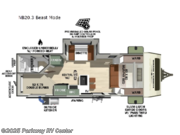 Call now about this 2026 Forest River No Boundaries NB20.3 Beast Mode! 2026 Forest River No Boundaries NB20.3 Beast Mode - New Travel Trailer For Sale by Parkway RV Center in Ringgold, Georgia features Slideout