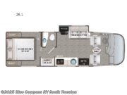 Call now about this 2026 Thor Motor Coach Vegas 26.1! 2026 Thor Motor Coach Vegas 26.1 - New Class A For Sale by Blue Compass RV South Houston in Alvin, Texas features Slideout