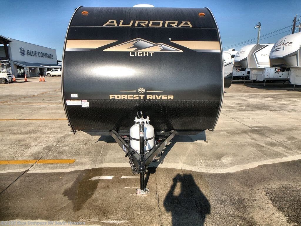Contact us now about this 2026 Forest River Aurora Light 16BHX! 2026 Aurora Light 16BHX by Forest River from Blue Compass RV South Houston in Alvin, Texas